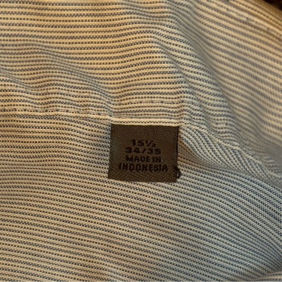 Calvin Klein Slim Fit Infinite Non-Iron Light Blue Dress Shirt Men’s Size 15.5 - Picture 8 of 12